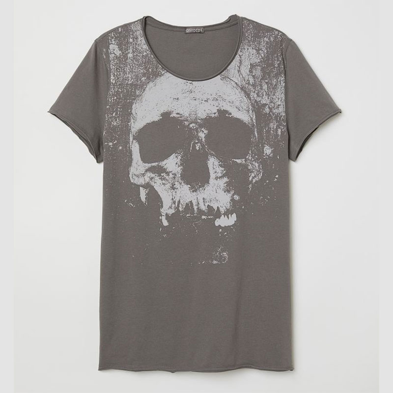 Acid Wash Tee Shirt for Women